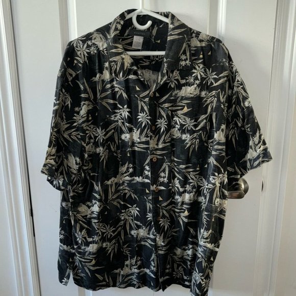 mantles Other - Mantles Men’s Silk Cotton Blend Hawaiian Shirt